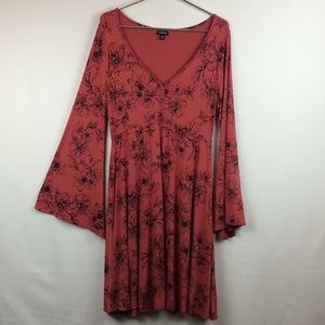 Torrid Bell Sleeve Floral Dress
